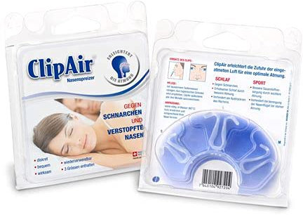 ClipAir Anti Schnarch Nasenclip | Nasenspreizer | Schnarch Stopper | gesunder Schlaf