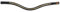 Hans Melzer Horse Equipment Stirnriemen Bredeneek, schwarz/messing, Warmblut