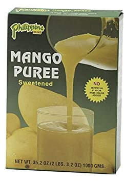 MANGO PUREE Mango Fruchtmark / Pulp - GESÜßT - 1kg