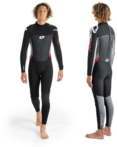 Osprey Origin muta da uomo intera, spessore 3/2 mm., Uomo, Multicolore (Nero/ Rosso), Medium