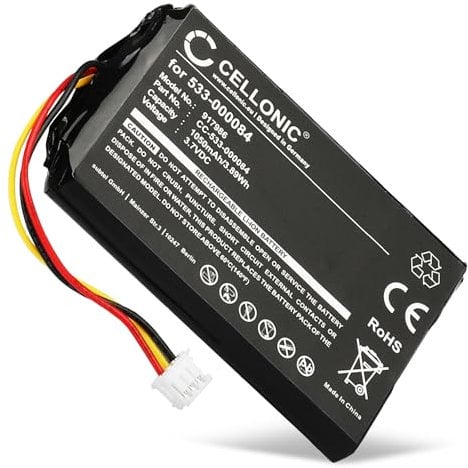 CELLONIC, Batterie für Fernbedienungen kompatibel mit Logitech Harmony Ultimate, Harmony One, Harmony One Ultimate (1050mAh, 3.7V)