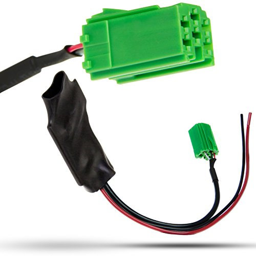 Bluetooth AUX IN Câble adaptateur 6 pôles compatible avec Renault Carminat Radio