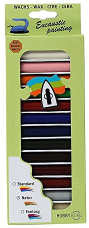 Hobbyring - Encaustic Wachsset, 13 Farben Natur