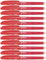 Pilot Tintenroller FriXion 227101202 Hi-Tecpoint, 0,5 mm Spitze, 0,3 mm Strichstärke, 12 Stück, rot