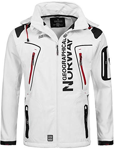 Geographical Norway - Manteau imperméable - Homme Blanc blanc - Taille M