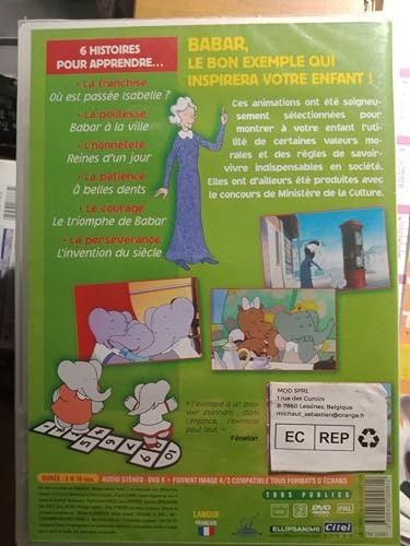Babar, vol. 1 : montre-moi l'exemple [FR Import]