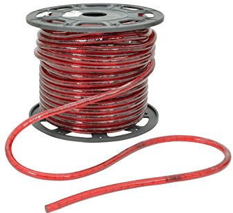 Quality Rope Light 45Metre Reel - Red