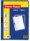 Idena 300572 - Klemmmappe für DIN A4, blau, 5 Stück, Fassungsvermögen bis zu 30 Seiten