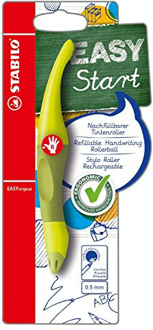 STABILO Tintenroller mit ergonomischer 10 EASYoriginal 0,5 mm Rechtshänder hellgrün/dunkelgrün