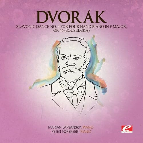 Slavonic Dance 4 Four Hand Piano F Maj 46