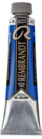 Rembrandt Huile de Peinture Cobal BL U, Cuivre, Azul Cobalto Ultramarine, 38 g (Lot de 1), Set de 39 Pièces