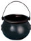 Rubie's Official 8 inch Witch Kettle Cauldron Halloween Adult (One Size),Black Halloween
