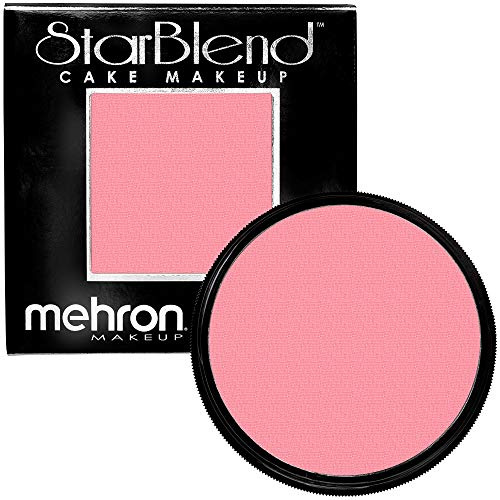 Mehron Makeup StarBlend - PINK, Wet/Dry Pressed Powder Face Paint