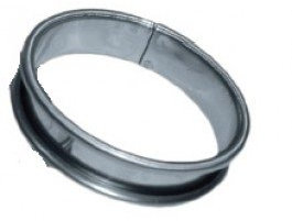 Cercle inox à tarte individuel (par 10) (ø 10 cm haut 2.1 cm)