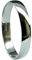 Trauring Platin 3 mm 3,3 g, D-Form, Gr. 48-57