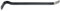 TOPEX Brechstange 400 mm, 21 x 11 mm 04A140