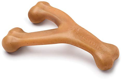 Benebone Wishbone Langlebiges Kauspielzeug für Aggressive Kauer, echter Huhngeschmack, Größe L