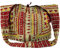 GURU SHOP Sadhu Bag, Umhängetasche, Blockdruck Hippie Schultertasche, Schulterbeutel, Einkaufstasche, Unisex - Erwachsene, Mehrfarbig, Baumwolle, 35x49x22 cm