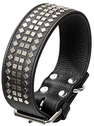 Karlie Halsband Vintage Viereckniete L: 70 cm B: 50 mm schwarz