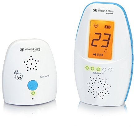 Audioline Baby Care 18 - Babyphone mit digitaler und rauschfreier Funkübertragung