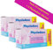 Physiodose Sérum physiologiques Lot de 3 boîtes de 40 unidoses + 10 Sachets de 2 Compresses Stériles 7,5x7,5cm