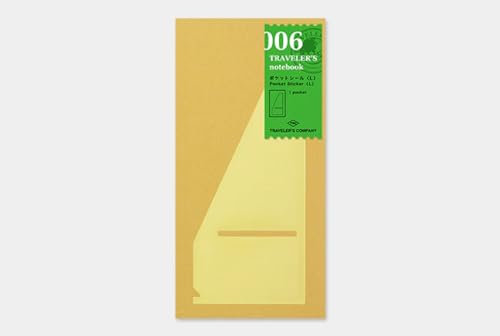 Midori Traveler's Notebook (Refill 006) Pocket Seal L