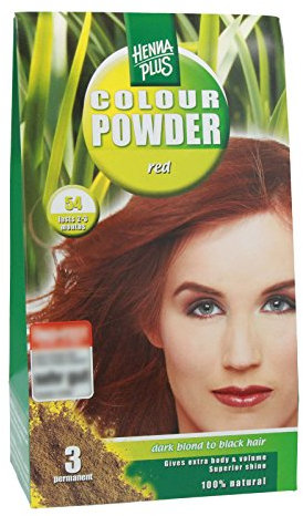Henna Plus Permanent Hair Colour Powder - Red