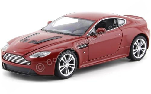 Welly Modellauto Aston Martin V 12 Vantage 2010 rot, Modellautos, Maßstab 1:24