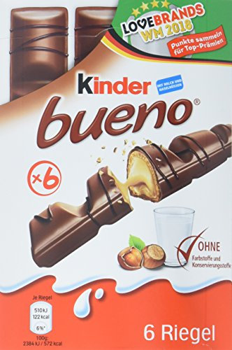 Kinder Bueno Vorratspack, 9er Pack (9 x 129 gr Packung)