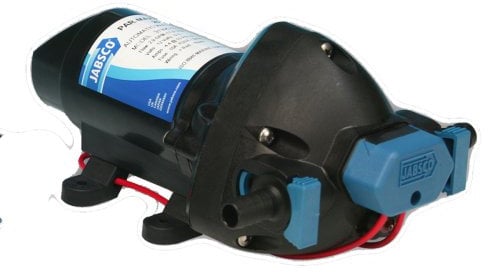 Jabsco 31295–0092 Marine ParMax 1.9 Pompe de système de pression d'eau, 1,9 GPM, 25 PSI, 12 V