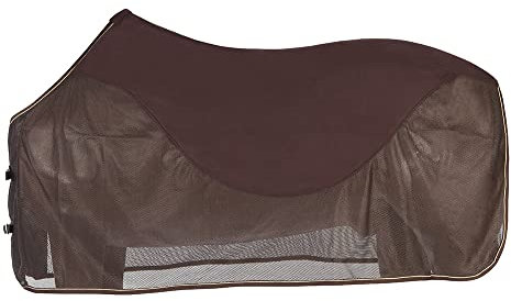 PFIFF 100489 - Coperta anti-mosche con inserto in pile, 125 cm, colore: Marrone