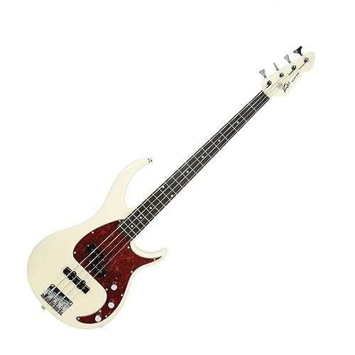 Peavey Milestone Bass Guitar, Ivory