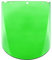 MSA 10115854 V-Gard-Visier aus Polycarbonat, geformt, Antibeschlag-/Anti-Kratz-Beschichtung, 26,4 x 43,2 x 2,5 cm, grün getönt