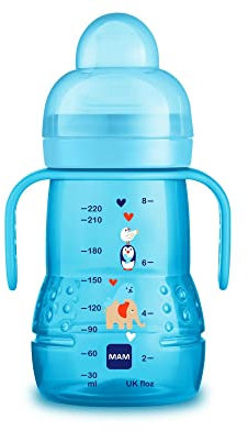 Mam Biberon de Transition 220ml Bleu