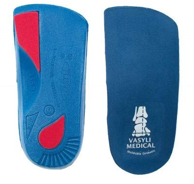 Vasyli Custom Blue Orthotic 3/4 length (extra small) by Vasyli Medical