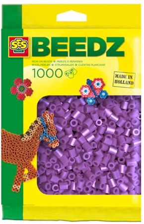 SES SES00709 - Perlen, 1000 Stück, lila