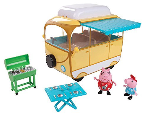 Pig Camping Playset- Includes pig, George & Daddy Pig Figures