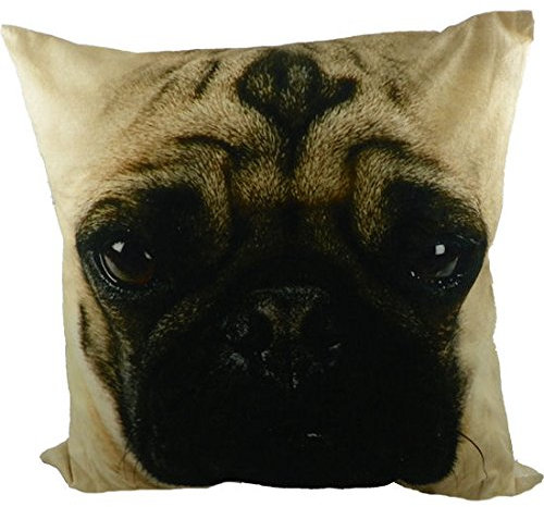 Mars & More - Fullcolour Kissen - Dekokissen - Mops - Baumwolle - 50 x 50 cm