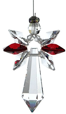 Crystals lucky crystal angel, Crystal, granite, 19,4 x 3,5 x 1 cm