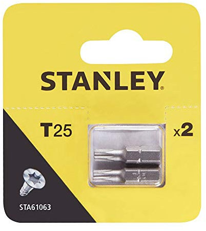 STANLEY STA61063-XJ - 2 puntas Torx 25mm T25