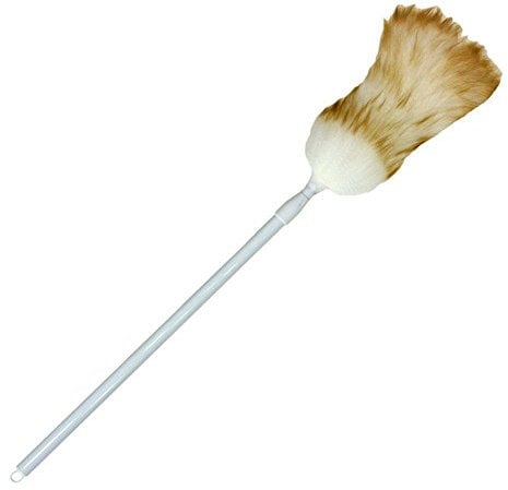 Unger Extendable 961420C Plumero de Lana Extensible de hasta 109.2 cm. Blanco y marrón, Extending Lambs Wool Duster