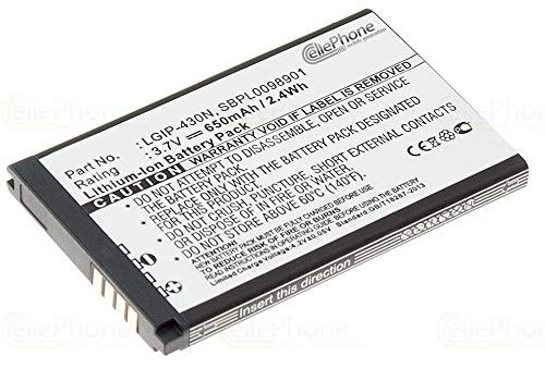cellePhone Akku Li-Ion kompatibel mit LG GU280 GW300 / Town C300 C320 (Ersatz für LGIP-430N)