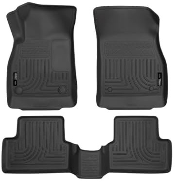 Husky Liners Weatherbeater Floor Mats | Fits 2011-2015 Chevrolet Cruze; 2016 Chevrolet Cruze Limited | Front & 2nd Row, 3-pc Black - 98161