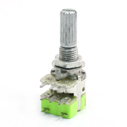 sourcing map Stereo B50K 50K Ohm Dual Linear Taper Lautstärkeregler Potentiometer Schalter DE de