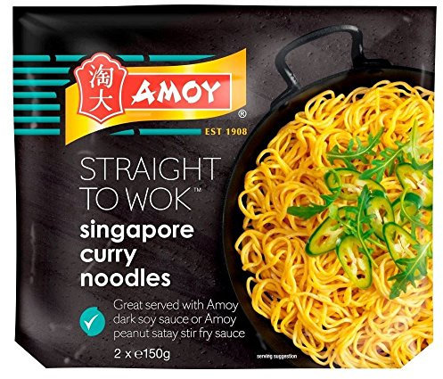 Amoy Dritto Al Wok Noodles Di Singapore (2 Per Confezione - 300g) (Confezione da 2)