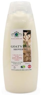 Goats Milk Shower Gel 250ml by Elegance Natural Skin Care Formulated for dry, sensitive skin