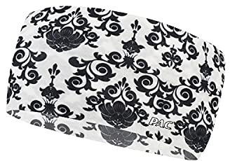 P.A.C. Headband Prioree Black-White Multifunktionstuch - funktionelles Mikrofaser Stirnband, Halstuch, Schal, Kopftuch, Unisex