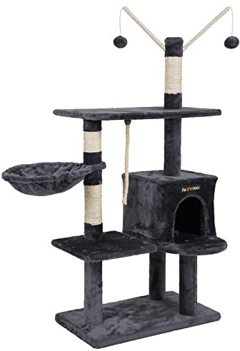 Feandrea Kletterbaum Kratzbaum mit Liegemulde Höhle Spielsisal 134 cm PCT35G