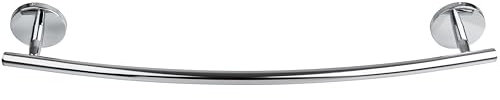 Fackelmann Handtuchreling VISION, verchromte Handtuchhalter, Handtuchstange (Farbe: Silber), Menge: 1 Stück