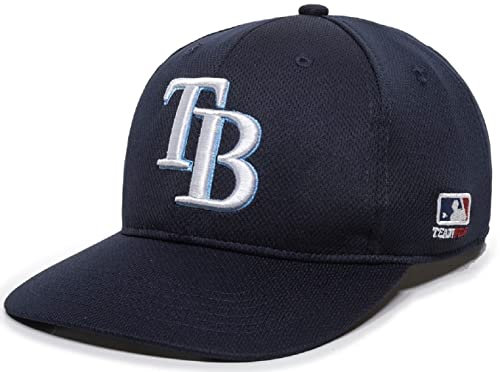 Tampa Bay Rays MLB OC Sports Navy Blue Hat Cap TB Logo Erwachsene Herren Verstellbar